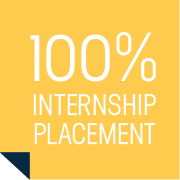 100% Internship Placement