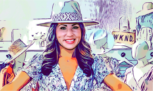 Lindsey Reilly '13 at Shop The Cue