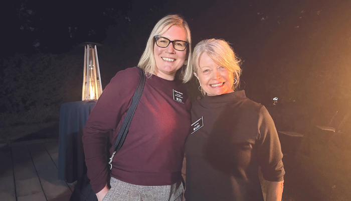 Chelsea Gwyther and Debby Lind Mahony