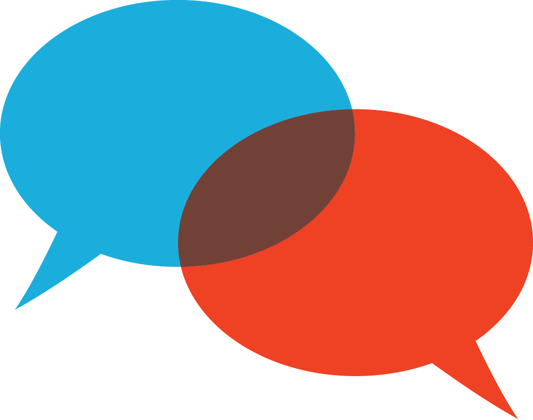 Speech bubbles graphic