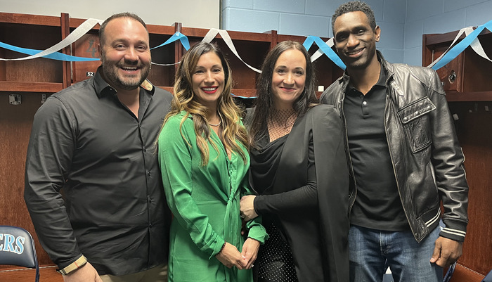 Erik and Dawn Costin with Ryann and Evans Cazeau