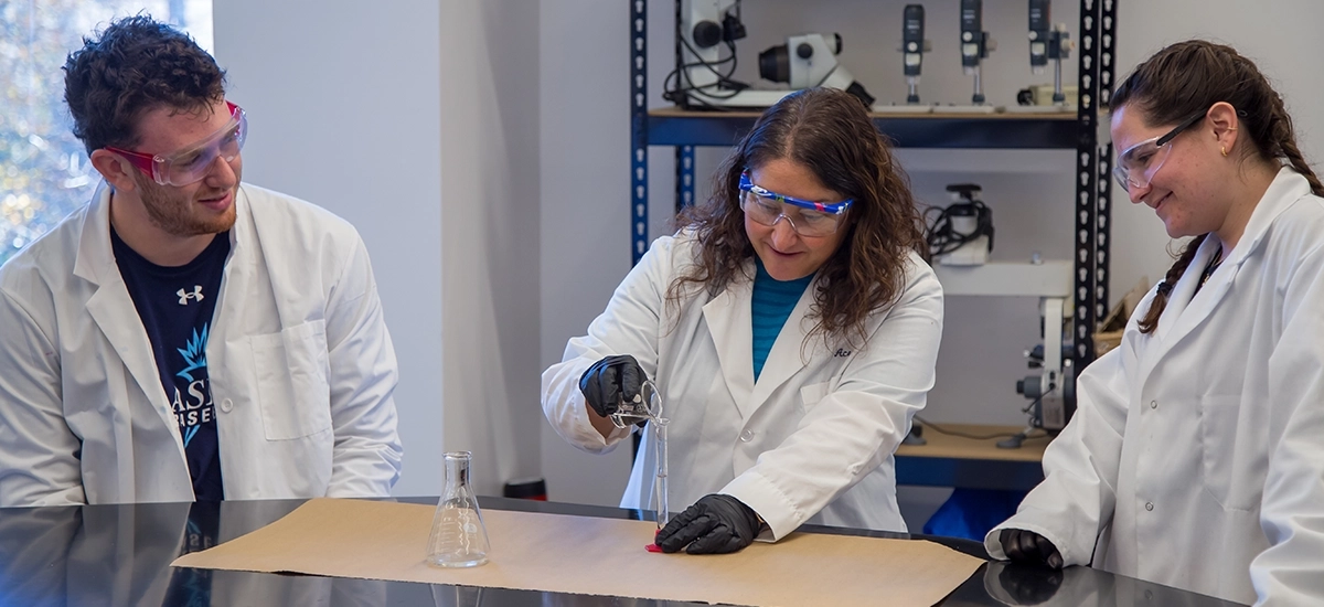 Double major in Forensic Science and Biology or Biochemistry