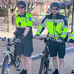 campus police bike patrol