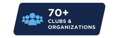 More than 70 clubs and organizations