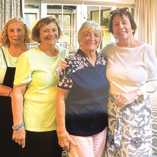 Marilyn Richo Coffey, Marla Lupoli Lewis, Sally Nutter Carpenter, and Pat McNulty Magnotta (pictured from left) 