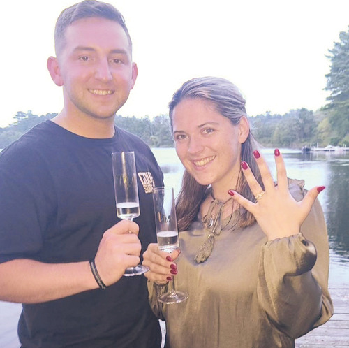 Katie Jones '20 with Michael Kinsman