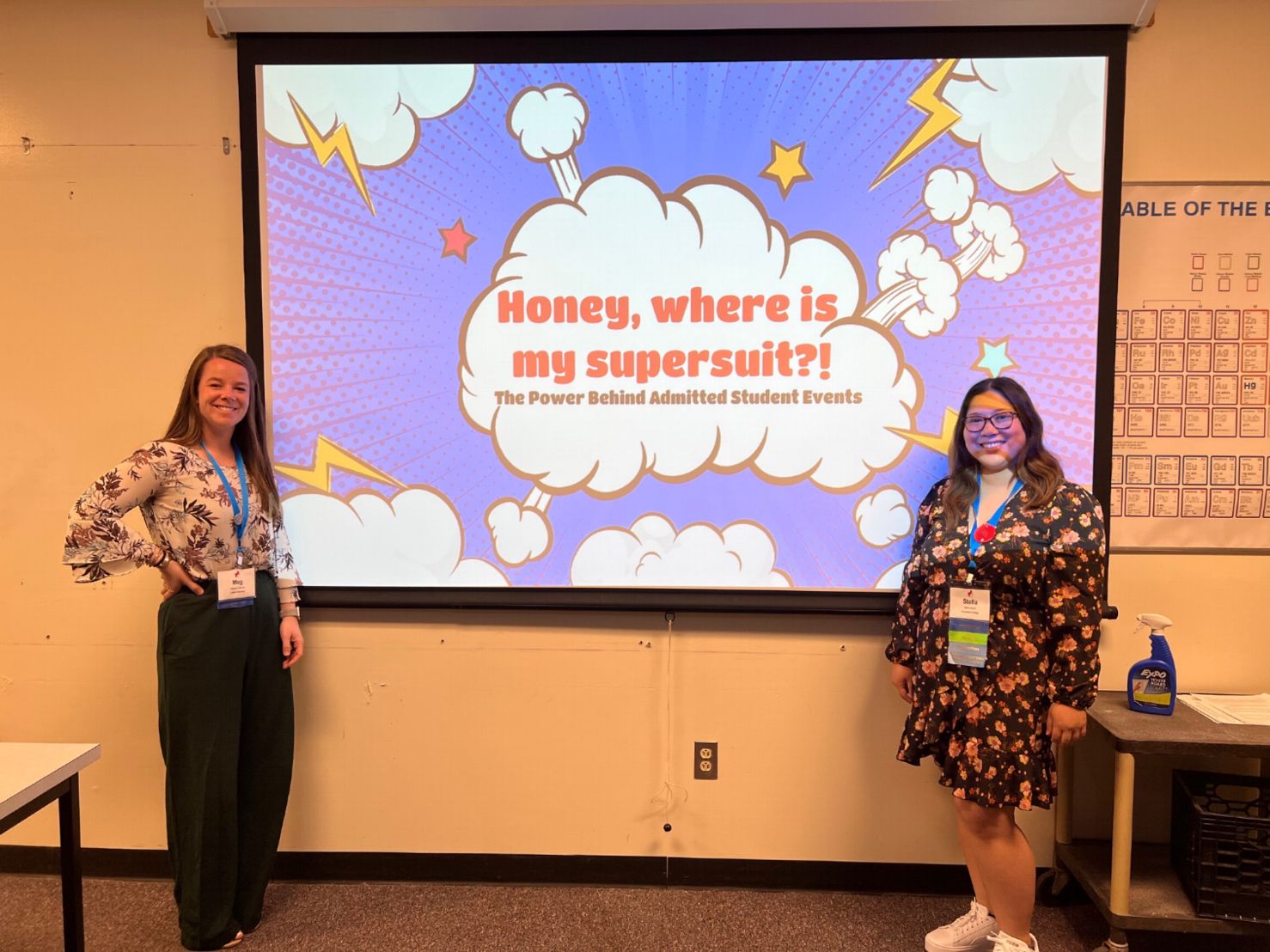 Meg Flaherty at the New England Association for College Admission Counseling's annual meeting and conference