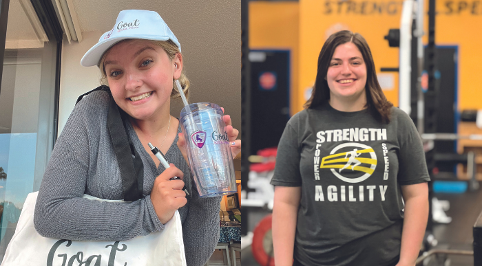 Meaghan Csongor '24 and Katrina Abouzeid '24