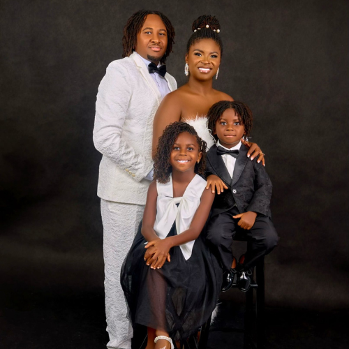 Loucie St. Lot Morlan G’17 and family