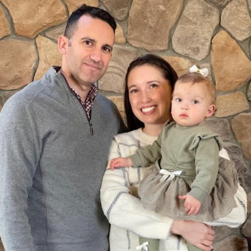 Meghan Ward Erricolo '12 and family