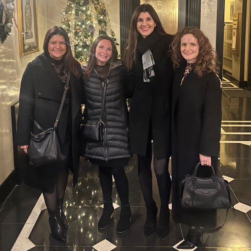 Christine Maturo Breen '07, Angelica Adams McHugh '07, Erin Crotty '07, and Liz Huston '07.