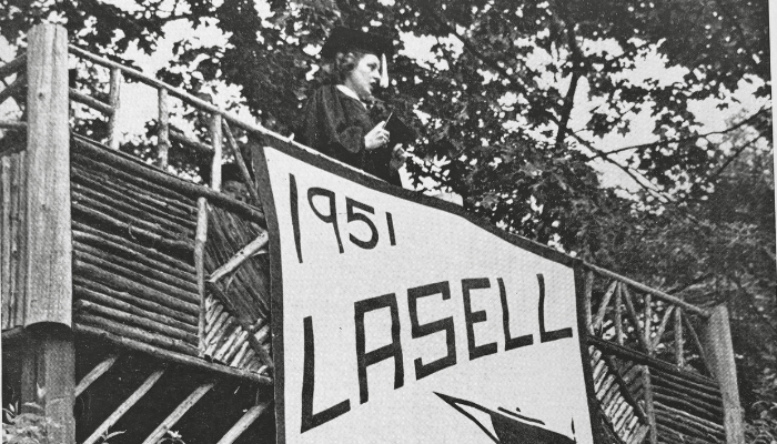 From the centennial celebration issue of Leaves: &ldquo;The Class of 1951 sings Farewell to the Crow&rsquo;s Nest&rdquo;