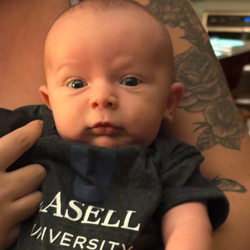 Michelle Forget White '89's grandson, Shae