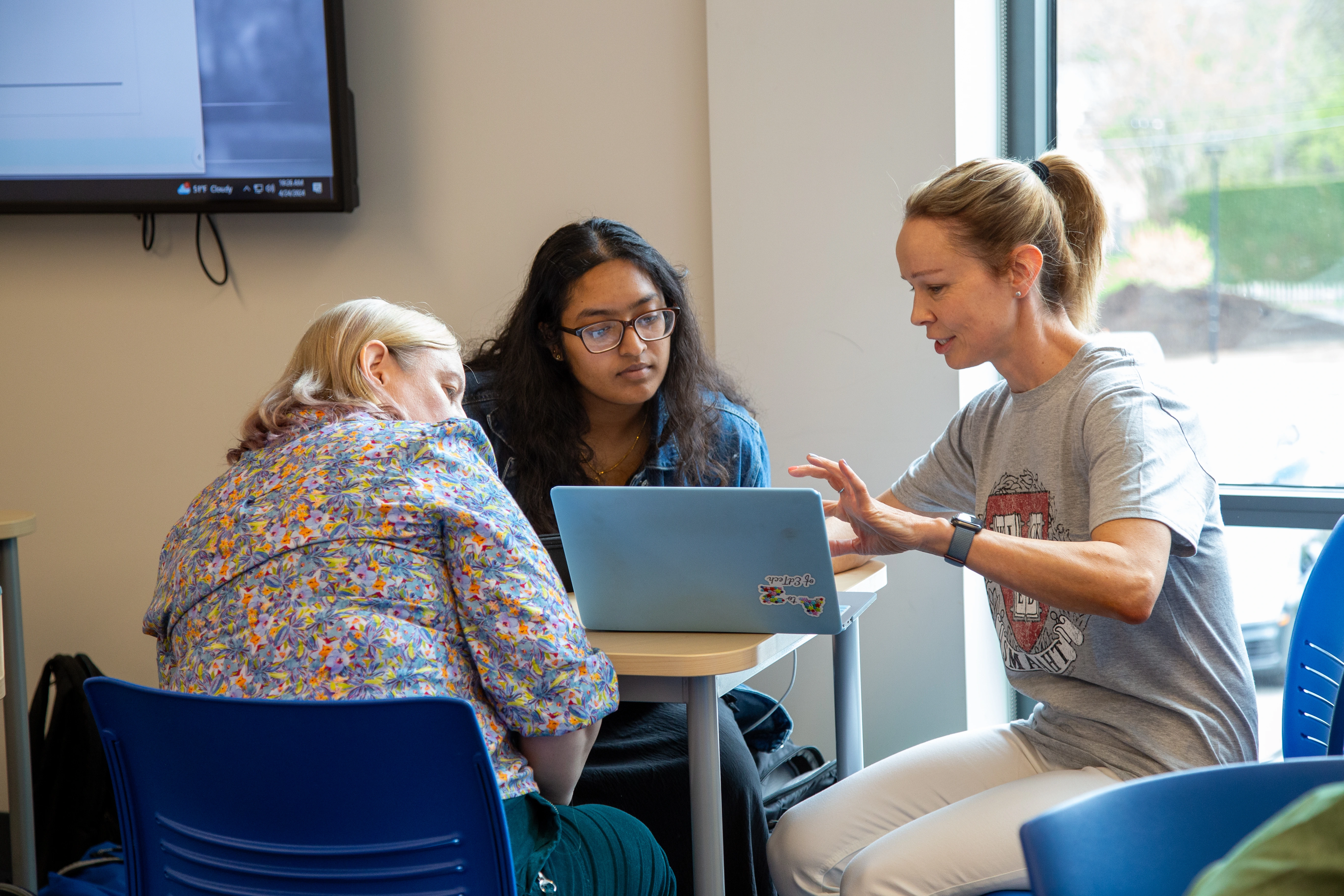 Lasell students in the classroom