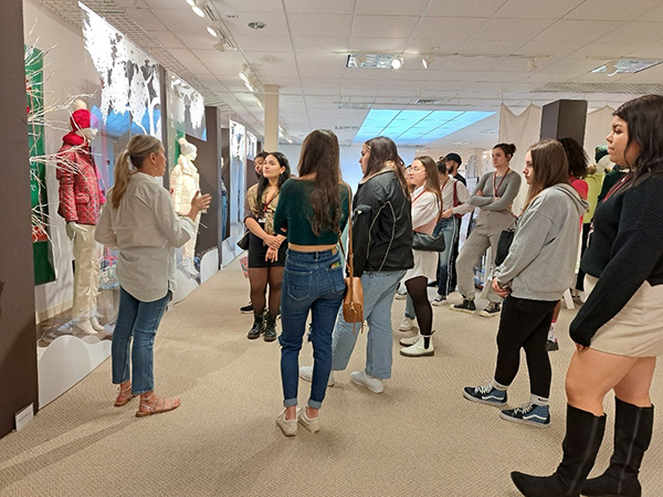 Lasell University students learn from Talbots professionals at corporate headquarters