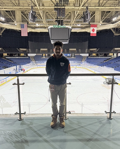 Liam O'Brien at Worcester Railers