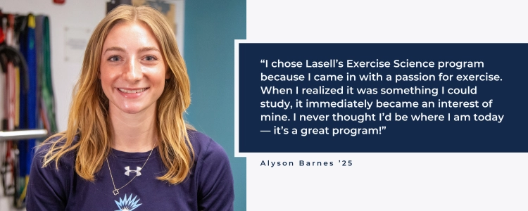 The sport management program at Lasell gave me so many opportunities to grow - networking, real-world projects, and professors who truly care. They went the extra mile to help me succeed.