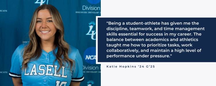 Being a student-athlete has given me the discipline, teamwork, and time management skills essential for success in my career. The balance between academics and athletics taught me how to prioritize tasks, work collaboratively, and maintain a high level of performance under pressure.